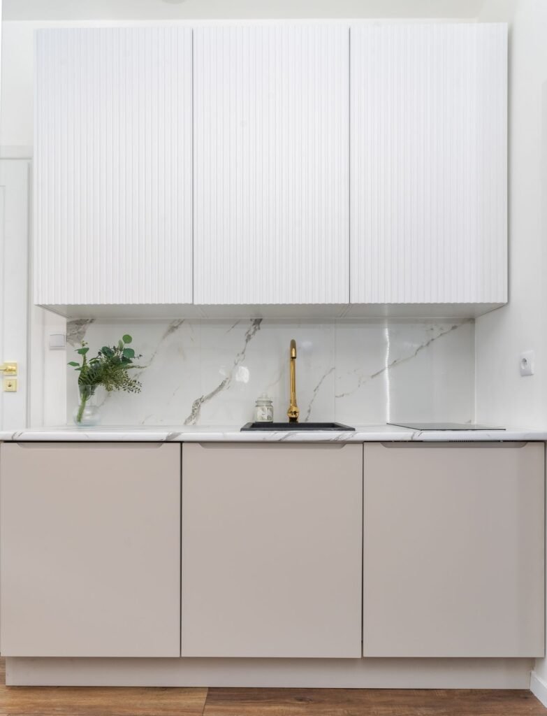 A finished modern kitchen